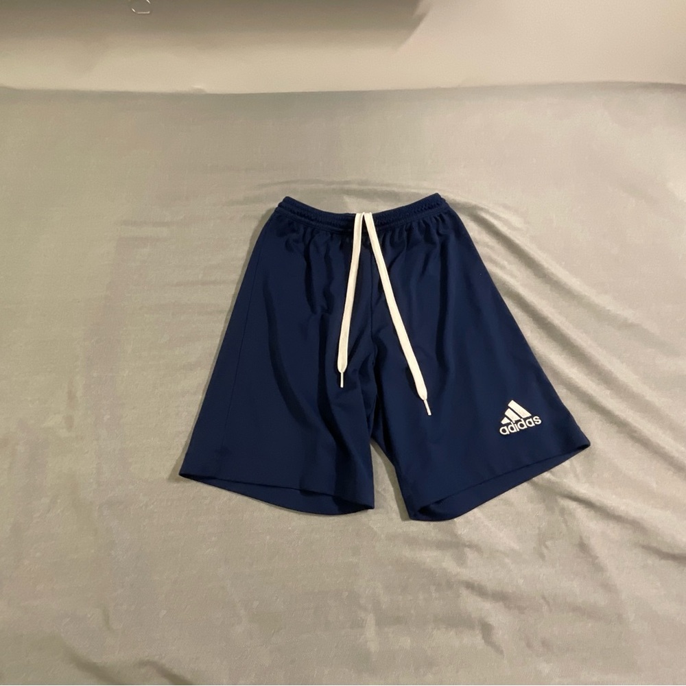 Adidas Blue Athletic Shorts Performance Wear
